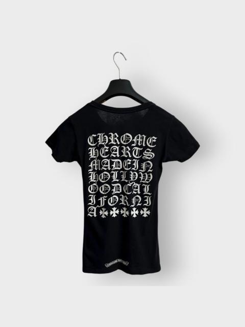 Chrome Hearts STEAL! 2010s Chrome Hearts Horseshoe Eye Chart Tee