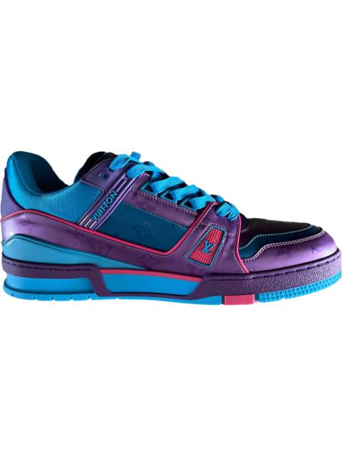 Louis Vuitton Louis Vuitton Trainer Purple Teal Metallic