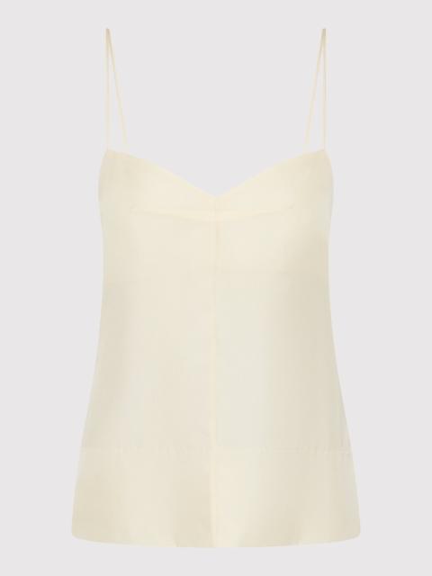 ST. AGNI Silk Twill Cami - Milk