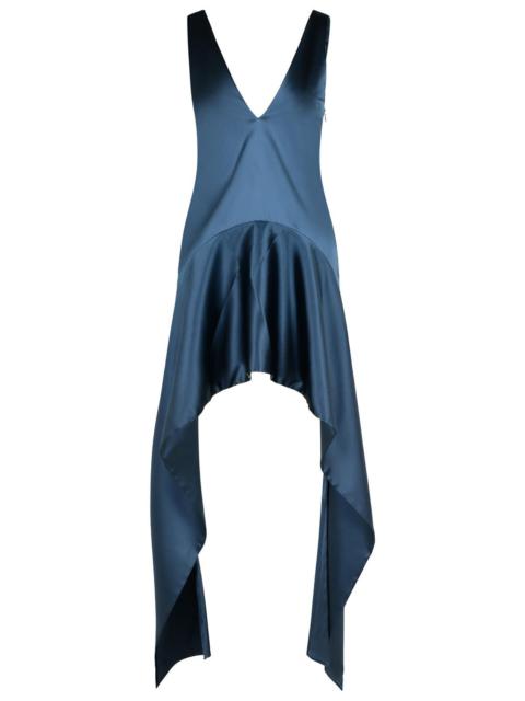 J.W. ANDERSON - Jw Anderson Dress In Blue Acetate Blend Women