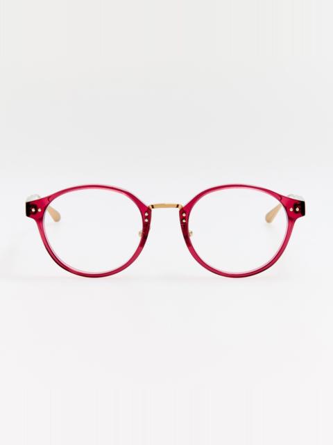 LINDA FARROW Marco Optical in Wine