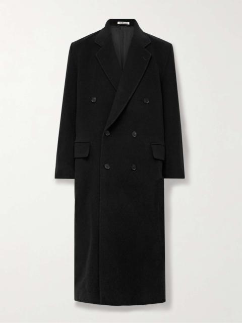 Oversized Double-Breasted Super 160s Wool Coat