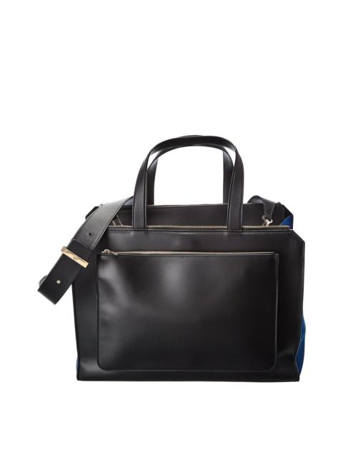 Valextra Valextra Passepartout Large Leather Satchel