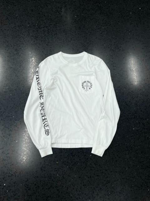Chrome Hearts Chrome Hearts Cross White Long Sleeve Shirt