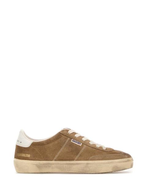 Golden Goose Golden Goose Deluxe Brand Women Beige Suede Soul Star Sneakers