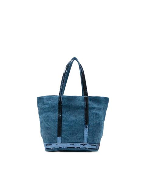 Vanessa Bruno Linen Medium Zipped Cabas Tote