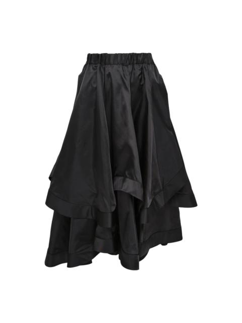 Noir Kei Ninomiya Polyester Twill Skirt