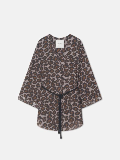 Nanushka Printed Cotton Voile Top