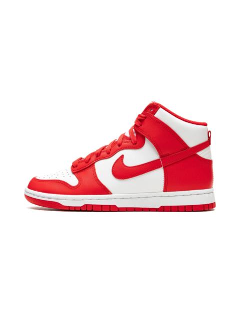 Nike Dunk High "White / University Red"