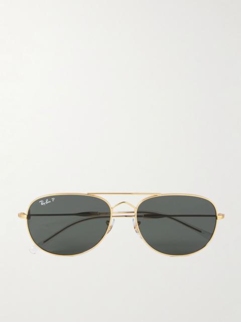 Ray-Ban Bain Bridge Aviator-Style Gold-Tone Sunglasses Gold