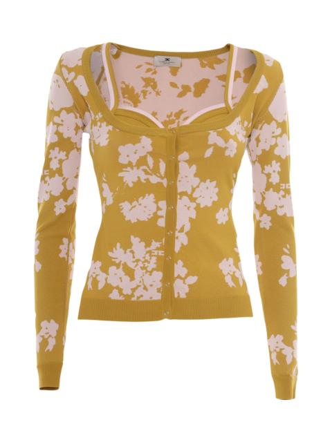 ELISABETTA FRANCHI Tricot Yellow Sweater