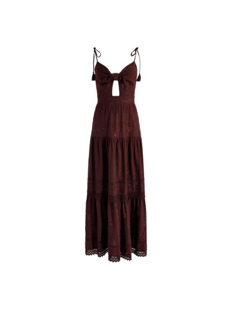 holly low neck asymmetric ruffled maxi dress Alice + Olivia - CC405P12527M100 classic wedding dresses Zapaka Women Eucalyptus Long Size:9 Months Its distinctive silhouette