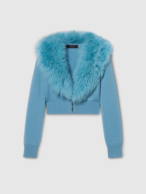 GUCCI Knit wool cashmere cardigan