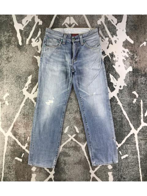 Other Designers Vintage - Distress Vintage Levis 502 Jeans Medium Wash Denim KJ2260