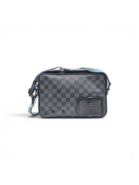 Louis Vuitton Damier Graphite Canvas Men's Crossbody Messenger Bag Black