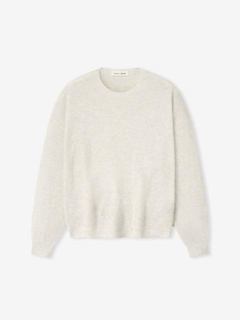 ESSENTIALS Signature Waffle 90s Crewneck Sweater