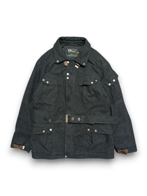 Ralph Lauren RLX Ralph Lauren Jacket Coat Wool Gray Belted Utility
