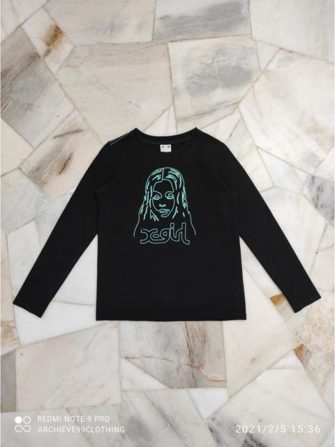 Other Designers Japanese Brand - X Girl Neon Glow in the dark tee