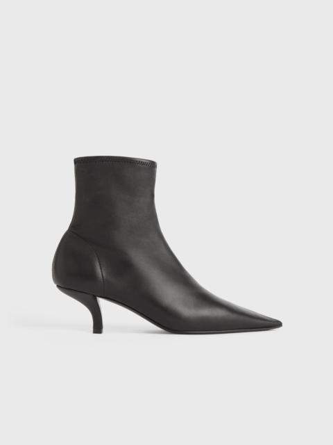 TOTEME Nappa heeled sock boots black