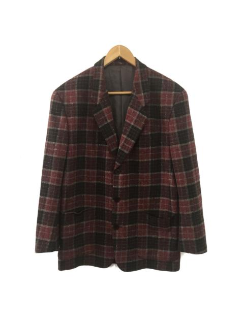 KENZO Kenzo tartan Wool Coat Blazer