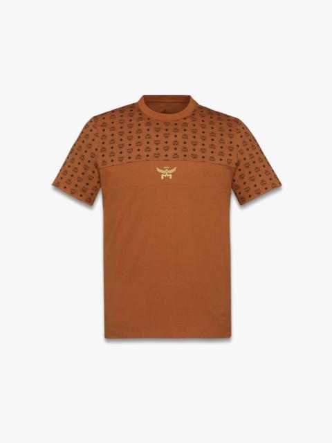 MCM Monogram Print T-Shirt in Organic Cotton