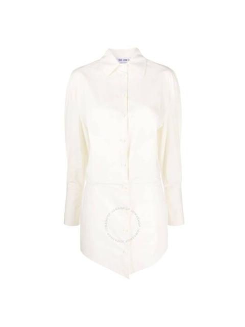 The Attico Silvye Cotton Mini Shirt Dress