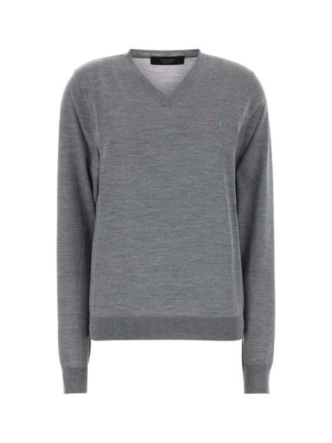 GUCCI Gucci Women Grey Wool Sweater