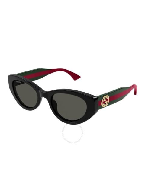 GUCCI Gucci Grey Cat Eye Ladies Sunglasses GG1862S 001 52