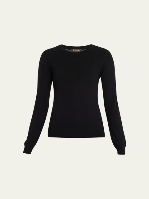 Loro Piana Long-Sleeve Cashmere Sweater