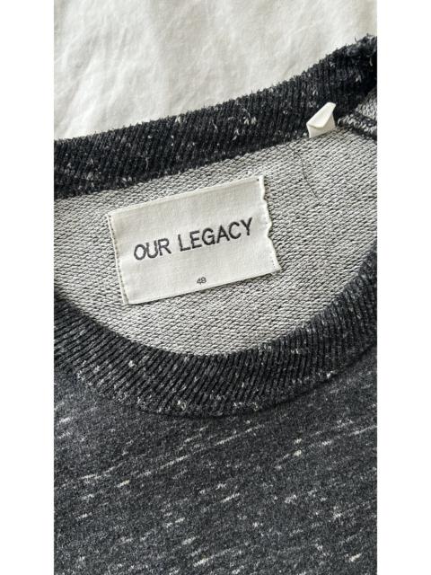 Our Legacy our legacy . grey bucklé sweat . medium