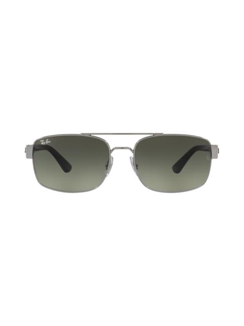 Ray-Ban Ray-Ban 61mm Pillow Sunglasses in Gunmetal at Nordstrom