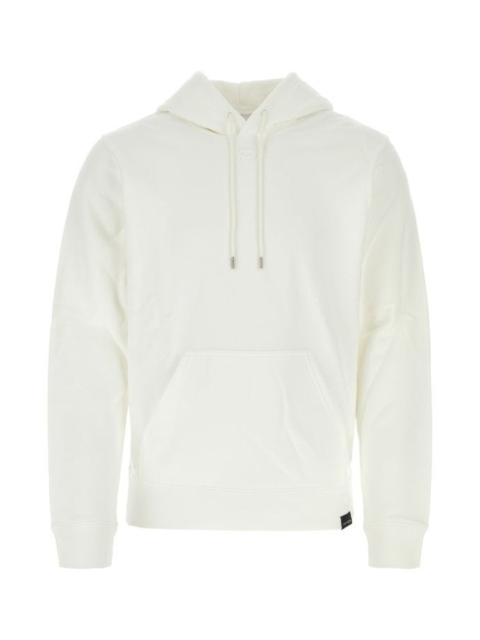 Courreges Man Cotton White Sweatshirt