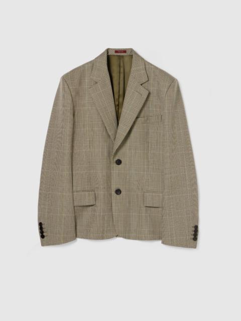 GUCCI Prince of Wales wool jacket