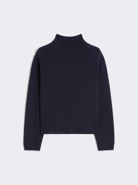 'S Max Mara MATTEO Wool and cashmere cropped polo-neck sweater