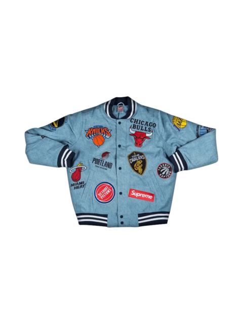 Supreme Supreme x Nike x NBA Teams Warm Up Jacket 'Denim'