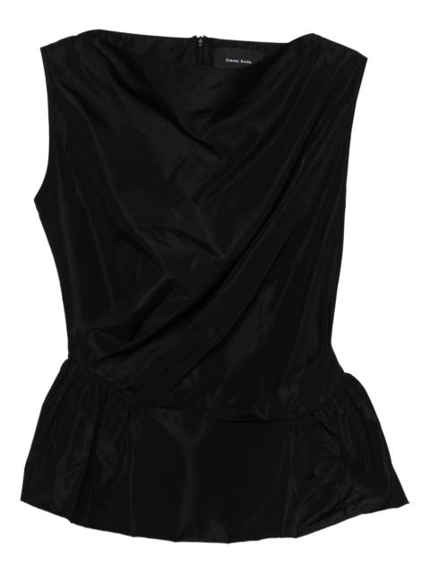Simone Rocha draped peplum top