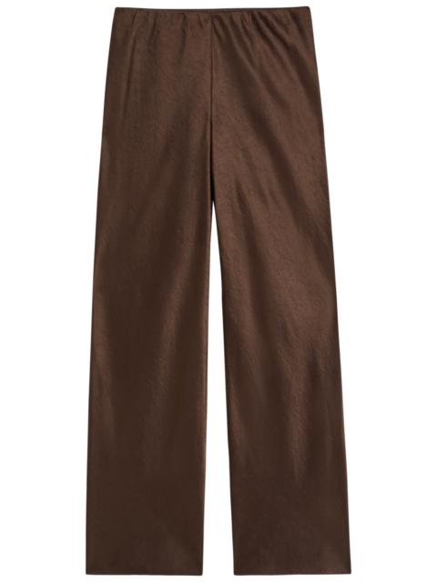 Vince Vince Straight-leg Satin Trousers