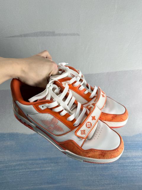Louis Vuitton Louis Vuitton LV Trainer White-Orange Velcro