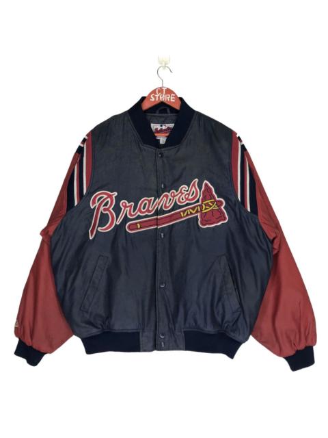 Other Designers Majestic - MLB Atlanta Braves Wax Coat Jacket