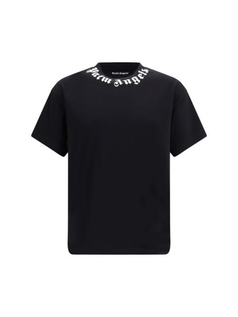 Palm Angels Palm Angels Logo Crewneck T-shirt Black-Off White