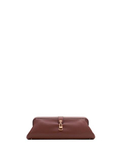GABRIELA HEARST Paola Clutch in Cognac Nappa Leather