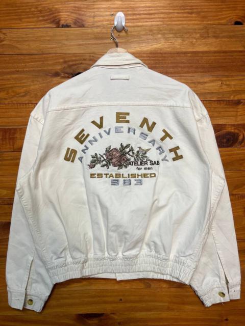 Other Designers Vintage - ATELIER SAB FOR MEN SEVENTH ANNIVERSARY EMBROIDERED JACKET