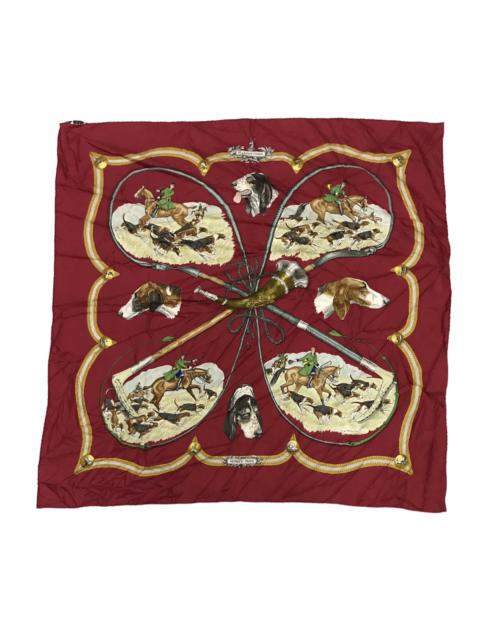 Hermès Hermes Le Laisser Courre silk scarf