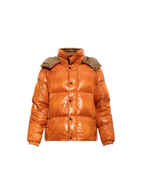 Moncler MONCLER $2440 Parana Orange Hooded Down Jacket New & Authent