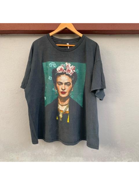 Other Designers Art Comes First - Y2K Thrashed Faded Frida Kahlo Painter Arts Tee Oversized