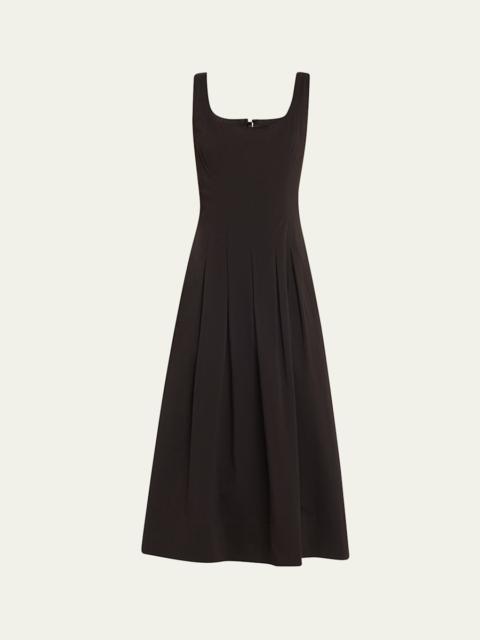 Proenza Schouler Shelby Pleated A-Line Midi Dress