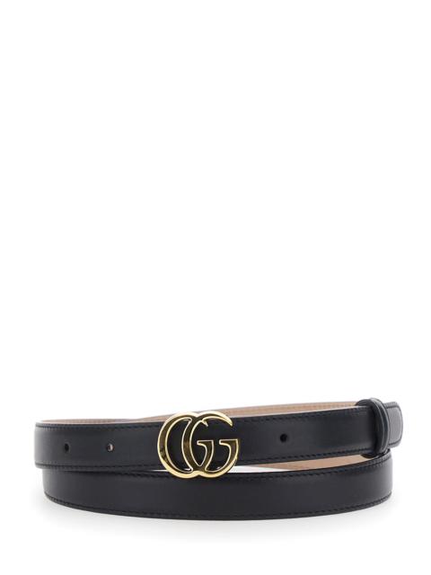 GUCCI Gucci Women Flat Gg Marmont Belt 30 Joyful Leather