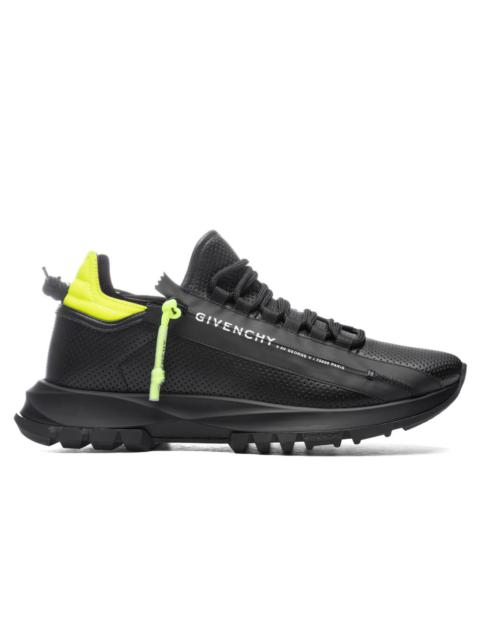 Givenchy GIVENCHY SPECTRE RUNNER LOW WITH ZIP - BLACK/YELLOW