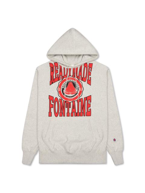 Readymade READYMADE R. MUTT HOODIE W/ FOUNTAIN LOGO - GREY