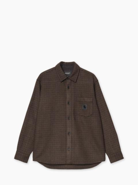 Carhartt CARHARTT WIP L/S LOWIS SHIRT LOWIS HOUNSTOOTH/VITOLA HEATHER